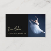 ダンスインストラクター写真 名刺 (正面)