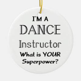 ダンスインストラクター セラミックオーナメント