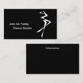 ダンスインストラクター,学校,パフォーマー 名刺 (正面/裏面)
