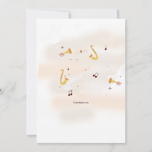 ダンスウィズミーパーティの招待状 招待状 (裏面)