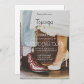 ダンスウェディング招待状 (正面/裏面)