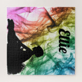 ダンスウォーターカラースモーキーカスタムパズル ジグソーパズル (横)