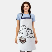 ダンスエプロンを踊る エプロン (着用した状態)