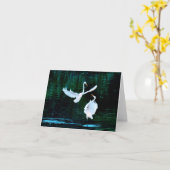 ダンスエレガントのエグレット カード (黄色い花)