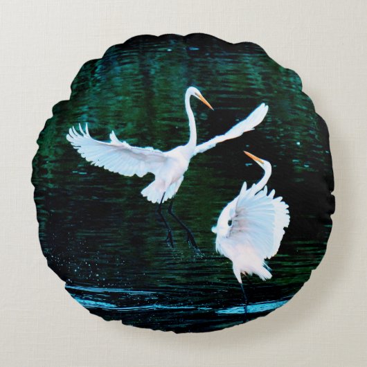 ダンスエレガントのエグレット ラウンドクッション (正面)