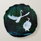 ダンスエレガントのエグレット ラウンドクッション (裏面)