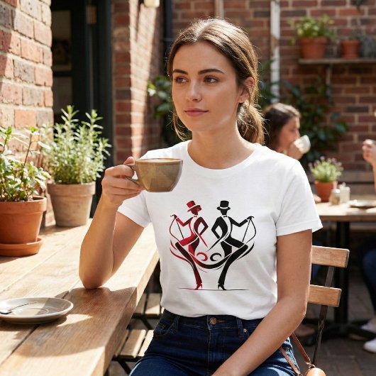 ダンスエレガントデュオTシャツ Tシャツ