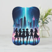 ダンスエレガントパーティの招待状 (スタンド正面)