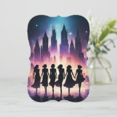 ダンスエレガントパーティの招待状 (スタンド正面)