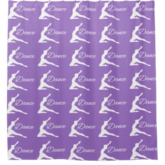 ダンスカスタムカラーシャワーカーテン シャワーカーテン (正面)