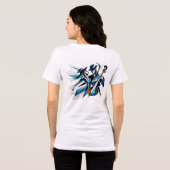 ダンスカラフル調和 トライブレンドＴシャツ (裏面全面)
