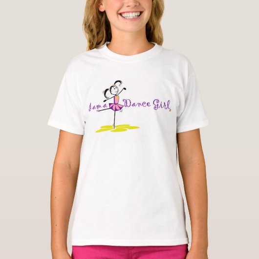 ダンスガール – Twill & Shine Tシャツ (正面)