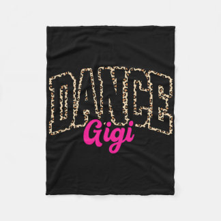 ダンスギヒョウ踊りギライフガールズウィメンズD フリースブランケット