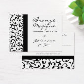 ダンスクビジネス用贈与証明書カード (デスク)