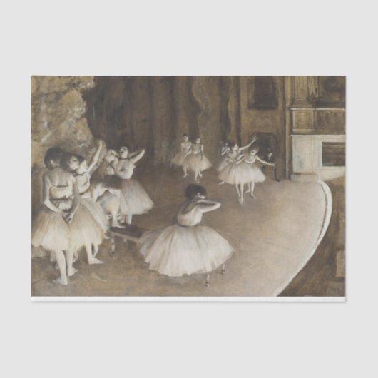 ダンスクラスのデコページ 薄葉紙 (正面)