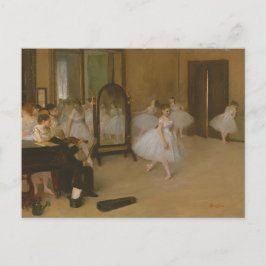 ダンスクラスのバレエダンサーEdgar Degas ポストカード