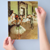 ダンスクラスのフライヤー チラシ (手)