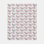 ダンスクラスバレエタップジャズヒップホップ叙情的なアクロ フリースブランケット (正面)