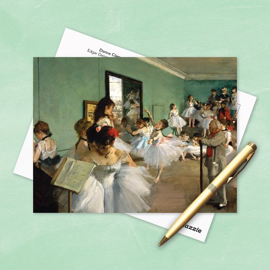 ダンスクラスバレリナスエドガーデガ ポストカード