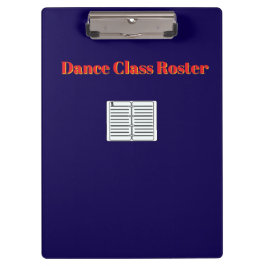 ダンスクラス名簿 クリップボード