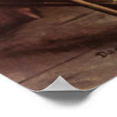 ダンスクラス – ヴィンテージ絵画バレエの – by Degas ポスター (角)