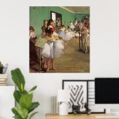 ダンスクラス – ヴィンテージ絵画バレエの – by Degas ポスター (ホームオフィス)