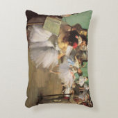 ダンスクラスDegas、ヴィンテージ印象主義バレエ アクセントクッション (正面(垂直))