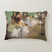 ダンスクラスDegas、ヴィンテージ印象主義バレエ アクセントクッション (裏面)