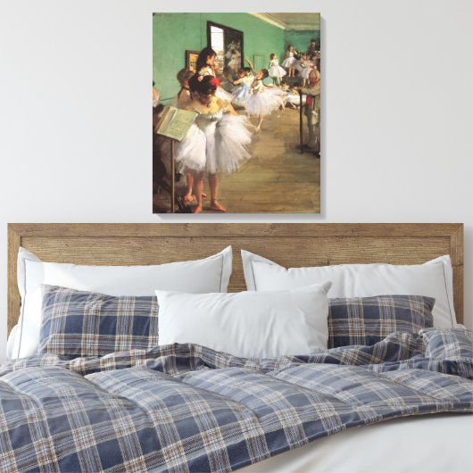 ダンスクラスDegas、ヴィンテージ印象主義バレエ キャンバスプリント (インサイチュ (寝室))