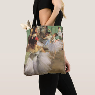 ダンスクラスDegas、ヴィンテージ印象主義バレエ トートバッグ