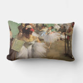 ダンスクラスDegas、ヴィンテージ印象主義バレエ ランバークッション (正面)