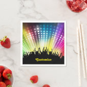 ダンスクラブスポットライトパーティーナプキンス スタンダードカクテルナプキン (インサイチュ)