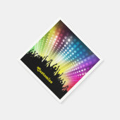 ダンスクラブスポットライトパーティーナプキンス スタンダードカクテルナプキン (角)