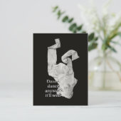 ダンスコンテンポラリーアート踊りクロスそれが動作 ポストカード (スタンド正面)