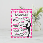 ダンスコンペティションサバイバルキット エンクロージャーカード (スタンド正面)