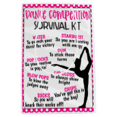 ダンスコンペティションサバイバルキット ミディアムペーパーバッグ (正面)