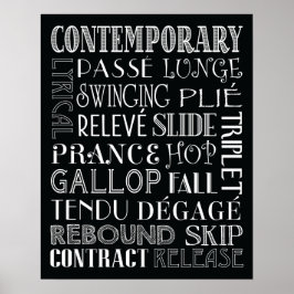 ダンスサブウェイコンテンポラリーアートポスター ポスター