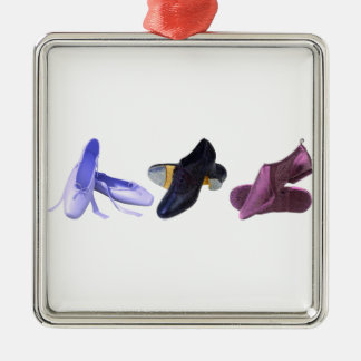 ダンスシューズオーナメント メタルオーナメント