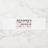 ダンスシューズバレエタップジャズリリリカル誕生日パーティー ペットボトルラベル (シングルラベル)