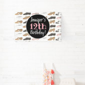 ダンスシューズバレエタップジャズリリリカル誕生日パーティー 横断幕 (インサイチュ)