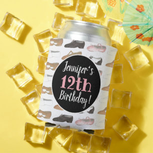 ダンスシューズバレエタップジャズリリリカル誕生日パーティー 缶クーラー