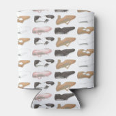 ダンスシューズバレエタップジャズリリリカル誕生日パーティー 缶クーラー (裏面)