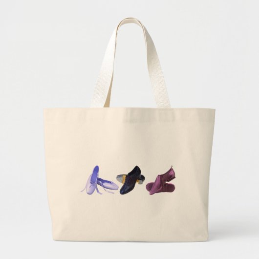 ダンスシューズ ラージトートバッグ (正面)