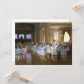 ダンスショー（若手ダンサーのためのバレエ教室） カード (正面/裏面インサイチュ)