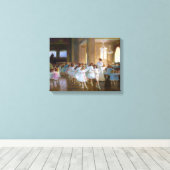 ダンスショー（若手ダンサーのためのバレエ教室） キャンバスプリント (インサイチュ (ウッドフロア))