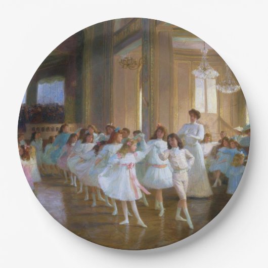 ダンスショー（若手ダンサーのためのバレエ教室） ペーパープレート (正面)