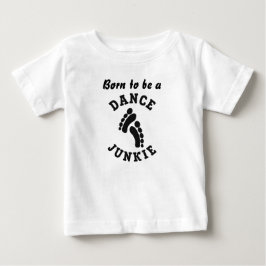 ダンスジャンキトドラーラッフルドレス ベビーTシャツ