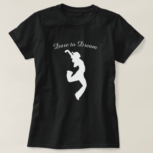 ダンスジャンプモダンの夢を見る Tシャツ (デザイン正面)