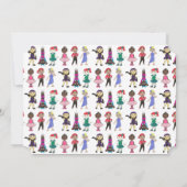 ダンススクールスタジオ年次発表会ショーケース 招待状 (裏面)