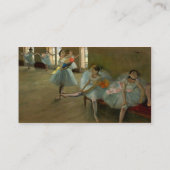 ダンススクール/バレリーナバレエダンサーのピンク 名刺 (裏面)